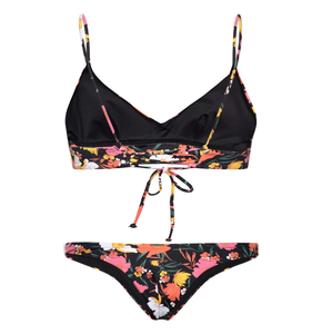 ชุดบิกินี่คอวีพิมพ์ลายคลาสสิกสำหรับผู้หญิงใส่ในฤดูร้อนชุดบิกินี่แขนกุดแห้งเร็วขายดีจากผ้าโพลีเอสเตอร์สแปนเด็กซ์สำหรับว่ายน้ำ - Product Image 2