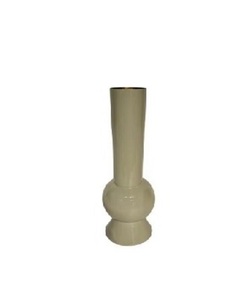 Vase à fleurs en laiton artisanal de style nordique côtier - Décoration de mariage et de maison écologique avec couleurs personnalisables - Product Image 1