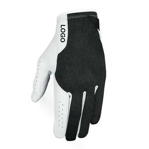 100% gants de Golf en cuir Cabretta de qualité supérieure pour hommes femmes haute adhérence Performance respirant fonction Logo personnalisé pour le sport - Product Image 1