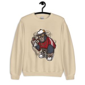 เสื้อสเวตเตอร์คอตตอนของผู้ชายเสื้อสเวตเตอร์คอลูกเรือแบบสวมหัวผ้าคอตตอน100% ออกแบบโลโก้ได้ตามต้องการสำหรับฤดูหนาว2024 - Product Image 3