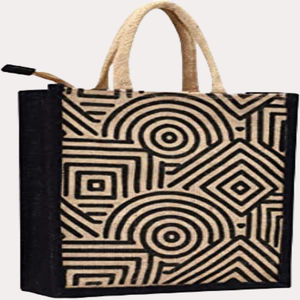 Producto de Venta caliente de alta calidad logotipo personalizado yute bolsa de compras bolsa de lona de algodón artículo personalizado estilo patrón carta promoción IND - Product Image 5