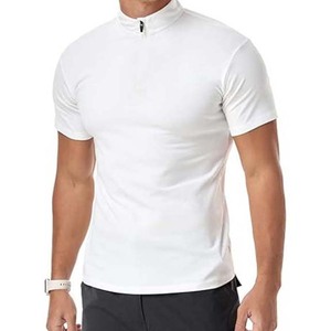 Camisas de media cremallera al por mayor superventas calidad superior nueva llegada ropa de hombre polos de algodón de talla grande último diseño - Product Image 4