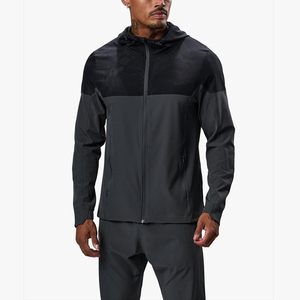 Chaqueta Cortavientos Ligera para Exteriores, Chaqueta Softshell para Hombre, Impermeable, para Senderismo, Correr, Ciclismo, Camping, Transpirable, Deportiva - Product Image 1