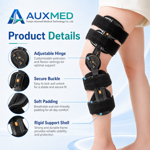 Rodillera Médica con Bisagra Ajustable para Alivio de Presión, Soporte para Caminar en Adultos con Osteoartritis - Product Image 1