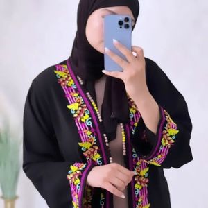 Abaya en satin de luxe sur mesure en gros, tailles petites pour femmes, style Dubaï, manches longues, anti-rides, soie de haute qualité, musulmanes - Product Image 3