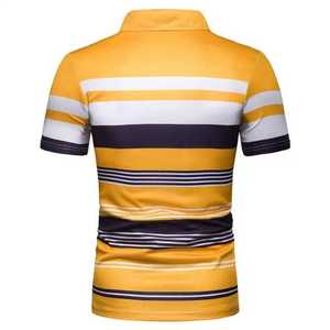 เสื้อยืดคอปกสำหรับผู้ชาย, เสื้อโปโลแขนสั้นลำลองสำหรับผู้ชายมีโลโก้และดีไซน์ตามสั่ง - Product Image 2
