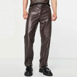 Pantalons en cuir pour hommes les plus vendus Toile imperméable respirante Casual Hiver Haute qualité Style de rue - Product Image 5