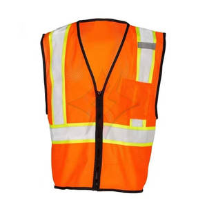 Chaleco de Seguridad Impermeable ANSI Clase 1, Hecho a Medida, Talla Grande, de Alta Calidad, Poliéster/Algodón, Reflectante y Duradero, para Hombre - Product Image 1
