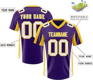 Jersey de Fútbol Americano Personalizado con Bordado, Nombre del Equipo y Número Personalizados, Suministro OEM ODM, Colección de Ropa Deportiva - Product Image 5