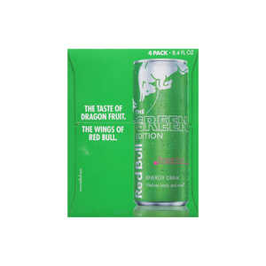 Boisson énergisante au fruit du dragon <span class=keywords><strong>Red</strong></span> Bull <span class=keywords><strong>Green</strong></span> Edition, 12 flOz, 4 canettes de vivacité d'esprit, regain d'énergie - Product Image 5