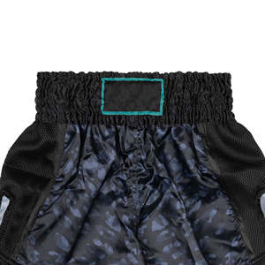 กางเกงมวยไทยสั่งทำพิเศษ คุณภาพสูง แบบยูนิเซ็กซ์ สไตล์มวย/คิกบ็อกซิ่ง ระบายอากาศ แห้งเร็ว น้ำหนักเบา สกรีนโลโก้และสีตามสั่ง - Product Image 2