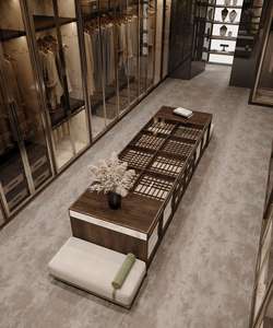 Armario Vestidor Moderno de Madera Maciza con Puerta Corredera, Hecho a Medida, con Almacenamiento Ajustable para Dormitorio de Hotel o Apartamento - Product Image 5