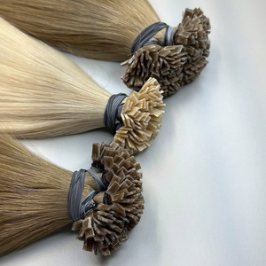 Extensiones de punta plana de cabello vietnamita hechas con técnica eslava utilizando tecnología rusa para la calidad del salón europeo - Product Image 3