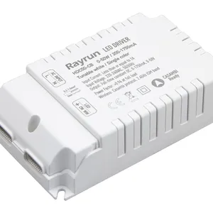 Casambi HDC50CB-B CC LED Driver, 50W 2-in-1 for single color & CCT with advanced features, configured by smart app