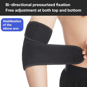 FIRST FITNESS INDUSTRIES - Mangas de Poliéster a Rayas Unisex para el Codo, Transpirables, Soporte Envolvente para el Codo - Product Image 4