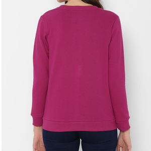 Sweat-shirt surdimensionné à séchage rapide écologique pour femmes Premium Streetwear col rond impression de Logo personnalisé vêtements d'hiver longs - Product Image 2