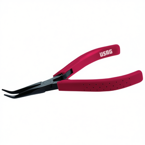 Usag Half-Round <b>Long</b> Tapering <b>Nose</b> Pliers Jaws Bent to 45 Degree for Various Tasks - Product Image 2