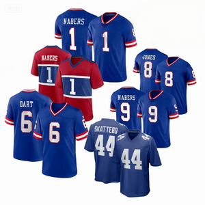 Nuevo Equipo Juvenil y Infantil Gigante 2025 # 6 Dardos # 1 Nabers # 44skattebo Camisetas de Fútbol Americano Cosidas de Alta Calidad con Logotipo - Product Image 1