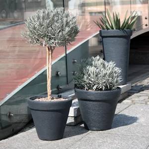 CLASSIC 36L. Vaso da fiori, dimensioni (mm) 450x450x390, colore antracite - Product Image 4