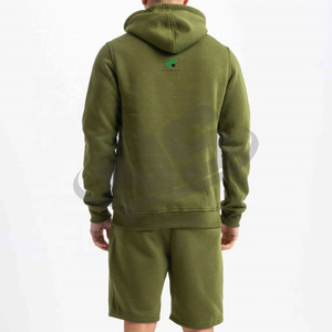 Nouveauté, vente en gros, ensemble sweat-shirt et short pour homme, 100% coton, coupe ample, logo personnalisé, léger, vêtements de sport d'été, fabriqué au Pakistan - Product Image 4
