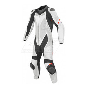 Nueva llegada de los hombres BLACK RACING GEAR Traje de cuero de moto Transpirable Secado rápido Manga completa Invierno OEM Servicio personalizado Bajo MOQ - Product Image 4