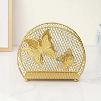 Support à serviettes en métal, porte-serviettes en papier pour la décoration de table à manger, distributeur de serviettes pour la cuisine, le restaurant, l'hôtel, le bureau