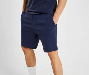 Ensemble short et t-shirt léger coupe ajustée en coton unisexe en deux pièces avec logo personnalisé pour l'hiver - Product Image 2