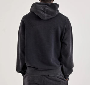 Sweat à capuche en molleton de coton épais de qualité supérieure, unisexe, coupe décontractée, design streetwear personnalisé, impression/broderie de logo personnalisé, support - Product Image 5