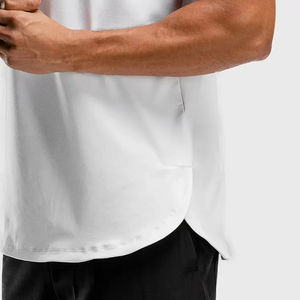 Custom Design <b>White</b> Gym <b>Men'S</b> Tank Tops Plain Sleeveless Shirt Heat Press Blank <b>Vest</b> Singlet Body Shirts Sport Swear Workout - Product Image 4