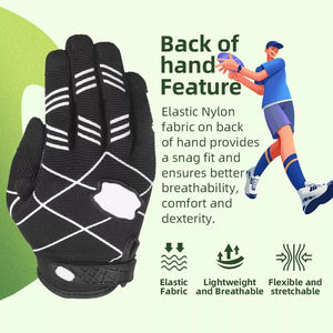 Gants de golf OEM unisexes 100% en cuir véritable de qualité supérieure durables avec logo personnalisé pour plusieurs sports - Product Image 4