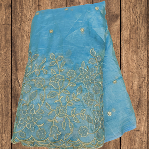 Shanti Weds Special Gold Crush Sarees Collection Nouveau tissu Jimichu avec chemisier cousu pour tenue de fête indienne formelle - Product Image 2