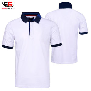 Mens 100% Cotton Short Sleeve <b>Polo</b> <b>Shirt</b> Latest Fashion Youth Jersey Solid Pattern Anti-Wrinkle <b>With</b> <b>Pocket</b> - Product Image 5