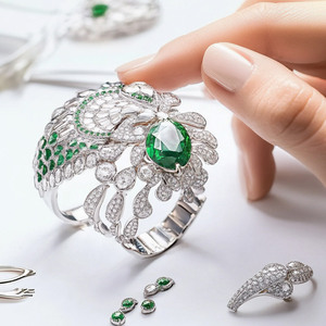 Fábrica de anillos de piedras preciosas al por mayor, fabricante de joyería para mujer, diseño personalizado - Product Image 4