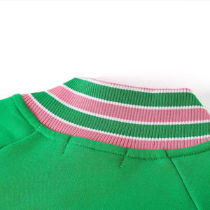 Chaqueta Bomber Reversible Sherpa Rosa/Verde para Hermandad, Chaqueta Cortavientos para Hombre, Artículos de Hermandad Griega, Logotipo Bordado de Hermandad - Product Image 4