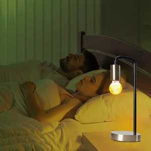 Lámparas de mesa LED de sal rosa del Himalaya Estilo de lujo Sombra Cuerpo de plástico Fuente de alimentación de CA Artesanía natural Pakistán E26/E14 Base de bombilla - Product Image 4