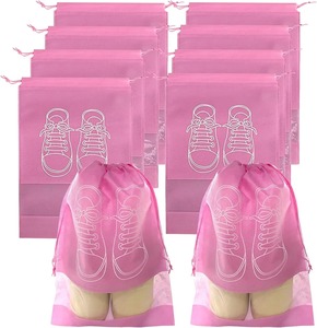 Portable Travel Shoe <b>Bag</b> Non-Woven <b>Storage</b> Organizer with Dust <b>Bags</b> <b>Other</b> Sports Packing Pouches - Product Image 1