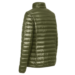 Chaqueta acolchada de mujer de Color gris sólido de último diseño, chaqueta de invierno acolchada con relleno de algodón y cremallera completa de tela transpirable con logotipo personalizado - Product Image 4