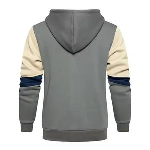 Sudadera con Capucha y Cremallera para Hombre, 100% Algodón, Cálida y Suave, Impermeable y Cortavientos, para Clima Frío de Invierno, Estilo Urbano - Product Image 3