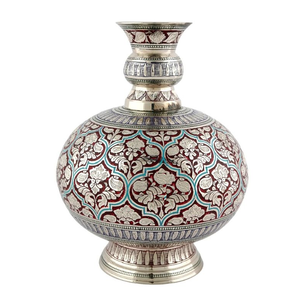 Surahi de Latón Puro Vintage de Alta Calidad con Grabado y Acabado Pulido para Uso en la Cocina, Artículo de Cocina Árabe Antiguo - Product Image 1