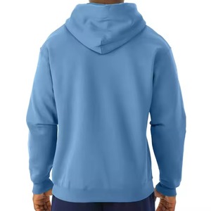 Nueva llegada personalizado de punto de los hombres más tamaño sudaderas con capucha cuello redondo superior bordado y liso teñido para el invierno suministro directo - Product Image 3