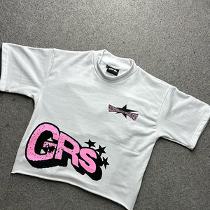 Camiseta Estampada de Estilo Urbano Extra Grande para Hombre al por Mayor, 220 Gramos, 100% Algodón Terry, Serigrafía - Product Image 3