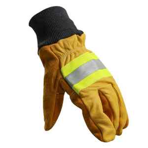 Gants isolés ignifuges longs colorés de qualité parfaite pompiers gants de protection intervenants d'urgence - Product Image 4