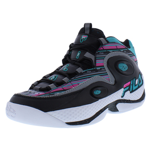 Chaussures de basket-ball unisexes Fila Grant Hill 3, couleur noir/rose/bleu sarcelle |   100% authentique - Product Image 1