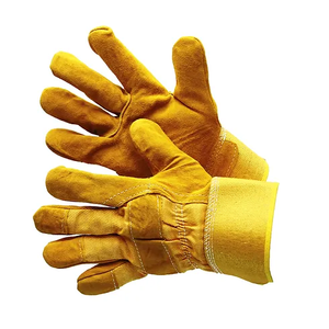 Gants de soudage en cuir de vache de construction XL Premium au meilleur prix - Product Image 2
