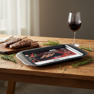 Piatto di Servizio in Ghisa e Legno Ilsa 30x22 cm, Tagliere Funzionale - Product Image 3