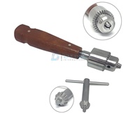 Jacobs Chuck & Key Perceuse à main orthopédique Instrument vétérinaire avec poignée en fibre certifiée CE Instrument chirurgical manuel