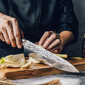 มีดเชฟด้ามไม้สไตล์แอฟริกัน67ชั้นมีดเชฟ AUS10สไตล์ญี่ปุ่นเหล็กดามัสกัสพร้อมกล่องของขวัญ - Product Image 3