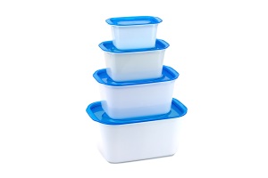 Chất lượng cao thân thiện với môi 4 cái Set hiện đại hình chữ nhật container thực phẩm 200 + 500 + 1000 + 2000ml Công suất PP nhựa xuất khẩu Ấn Độ - Product Image 5