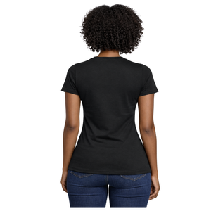 เสื้อยืดสีดำ 08 สำหรับชมรมนักศึกษาหญิงกรีก สีชมพูและสีเขียว เสื้อยืดลำลองสำหรับนักศึกษาหญิง สไตล์ทันสมัย ใส่ได้ทุกวัน - Product Image 2