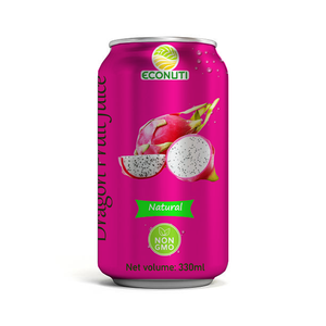 El mejor jugo de fruta de dragón tropical de Vietnam 250ml 330ml Bebida de puré de sabor a coco natural Directo del proveedor - Product Image 2